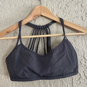 Lululemon Strappy Grey Sports Bra